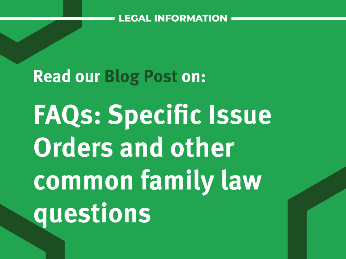 Family law questions discount
