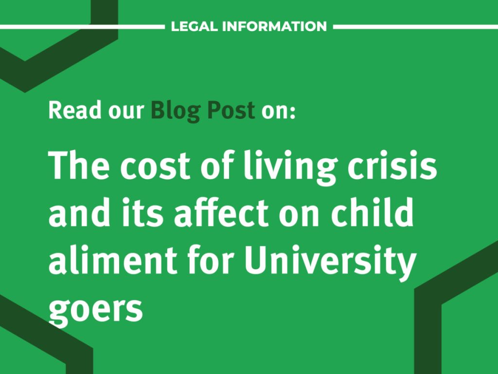 The cost of living crisis and its affect on child aliment for ...