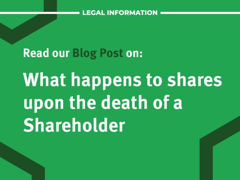 What happens to shares upon the death of a Shareholder