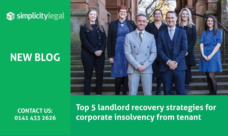 Top 5 landlord recovery strategies for corporate insolvency from tenant