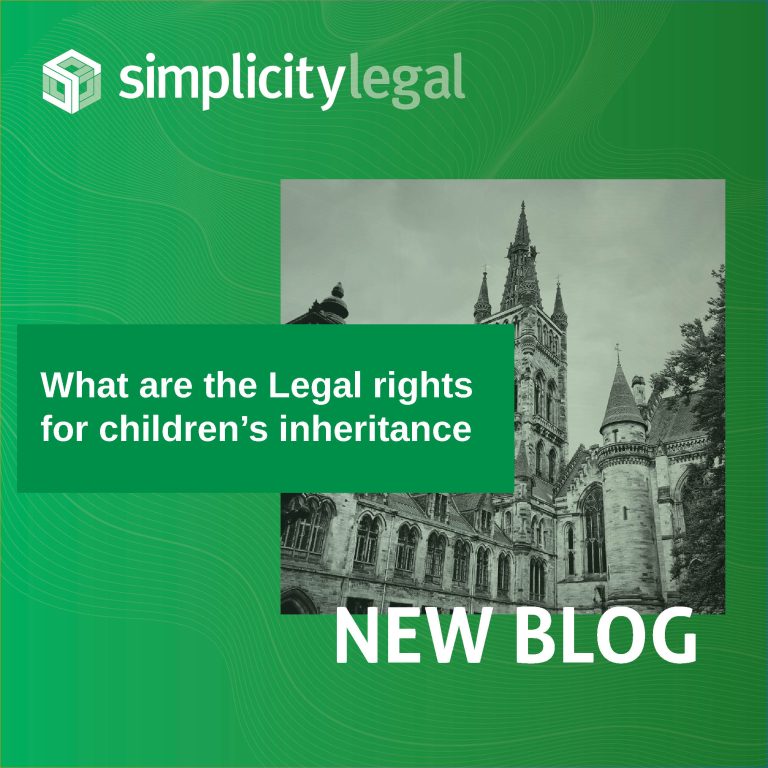 What are the legal rights for children’s inheritance rights in Scotland