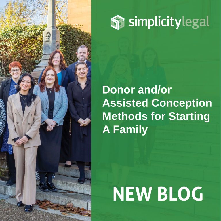 A summary of donor and/or assisted conception methods for starting a family