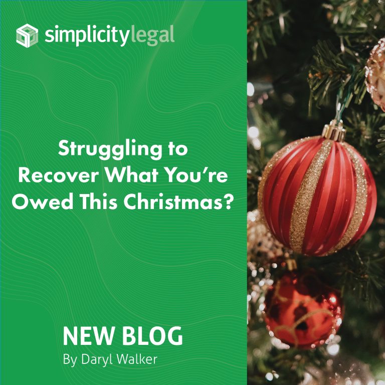 Struggling to recover what you are owed this Christmas?