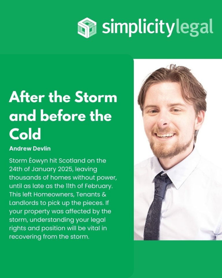 After the Storm and before the Cold  Scotland