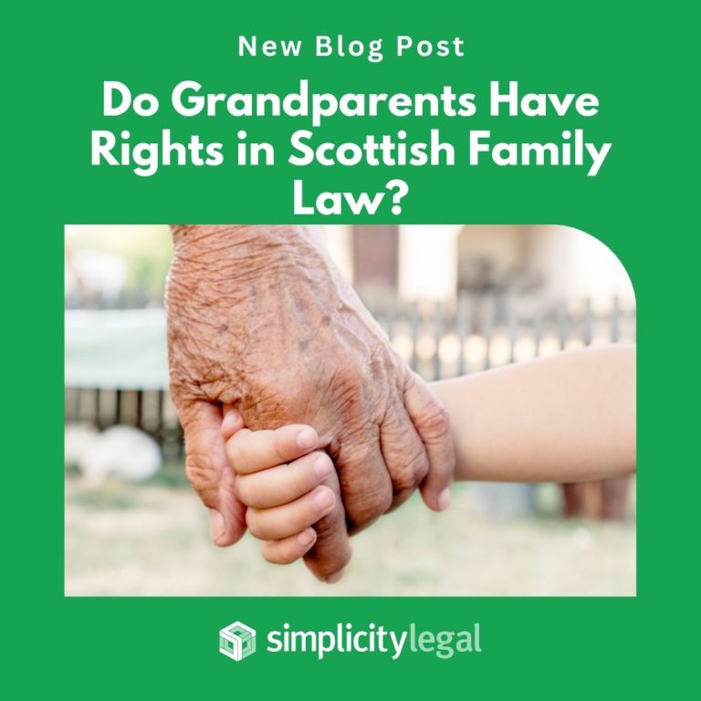 Do grandparents have rights in Scotland to see their grandchild?
