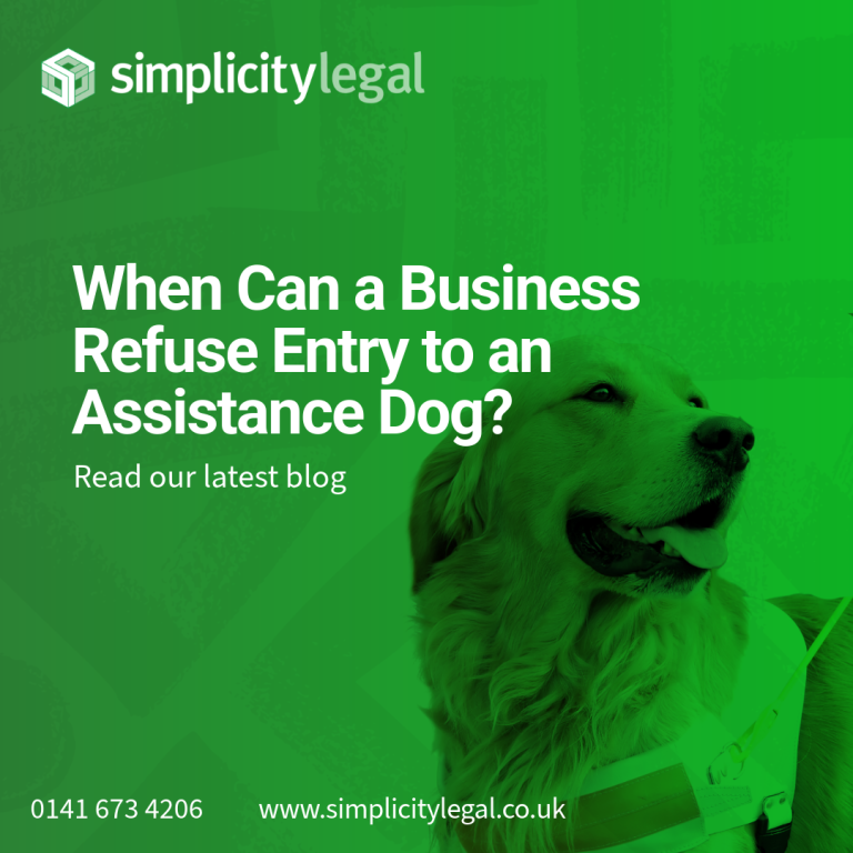 When Can a Business Refuse Entry to an Assistance Dog?